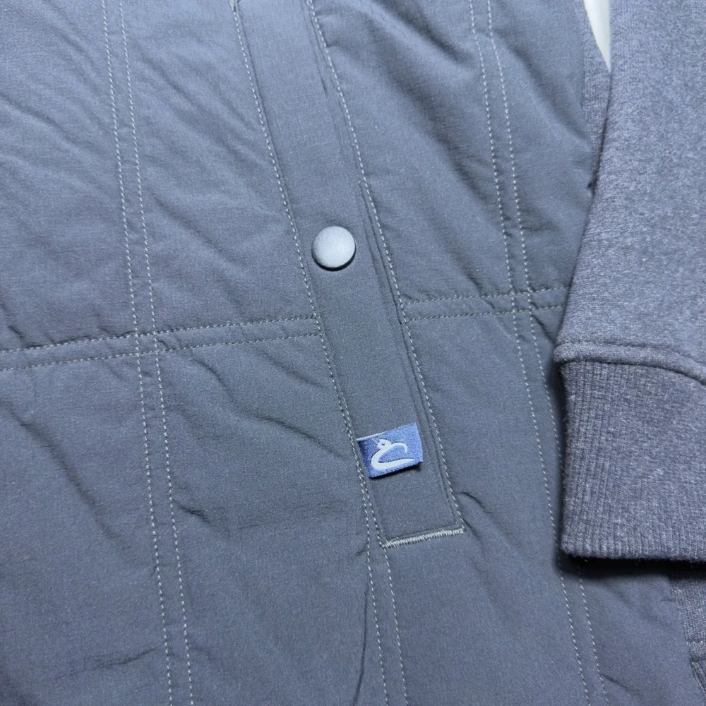 Carbon 2 Cobalt Effortlessly Cool Mens XXL black Quilted Mixed Media Jacket